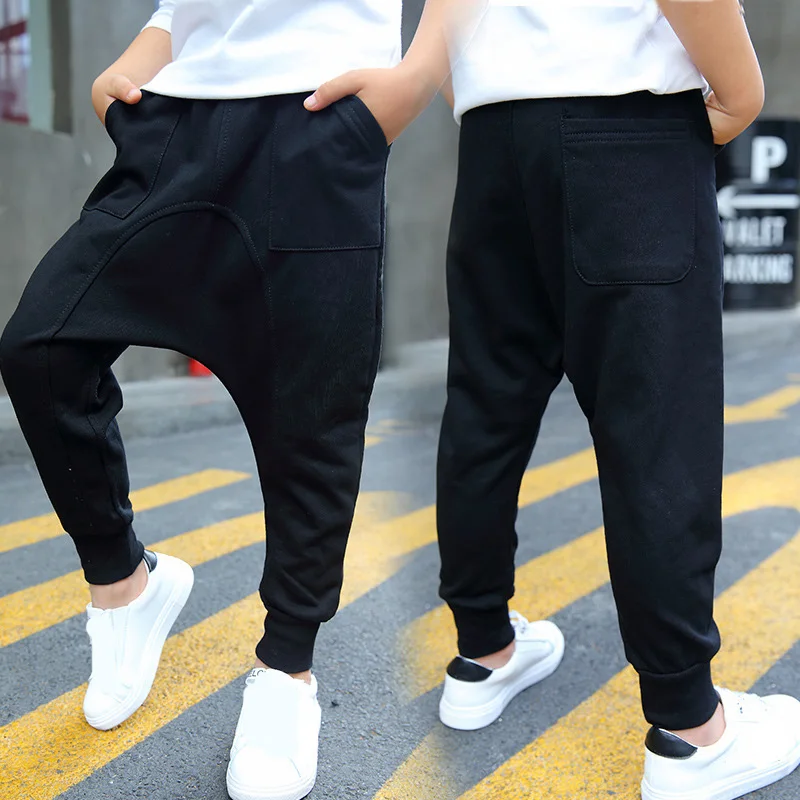 
Children Sport Pants Boys Trousers Spring Autumn Kids Clothes for Baby Boy Harem Pants Toddler cotton solid 130 140 150 110 120 