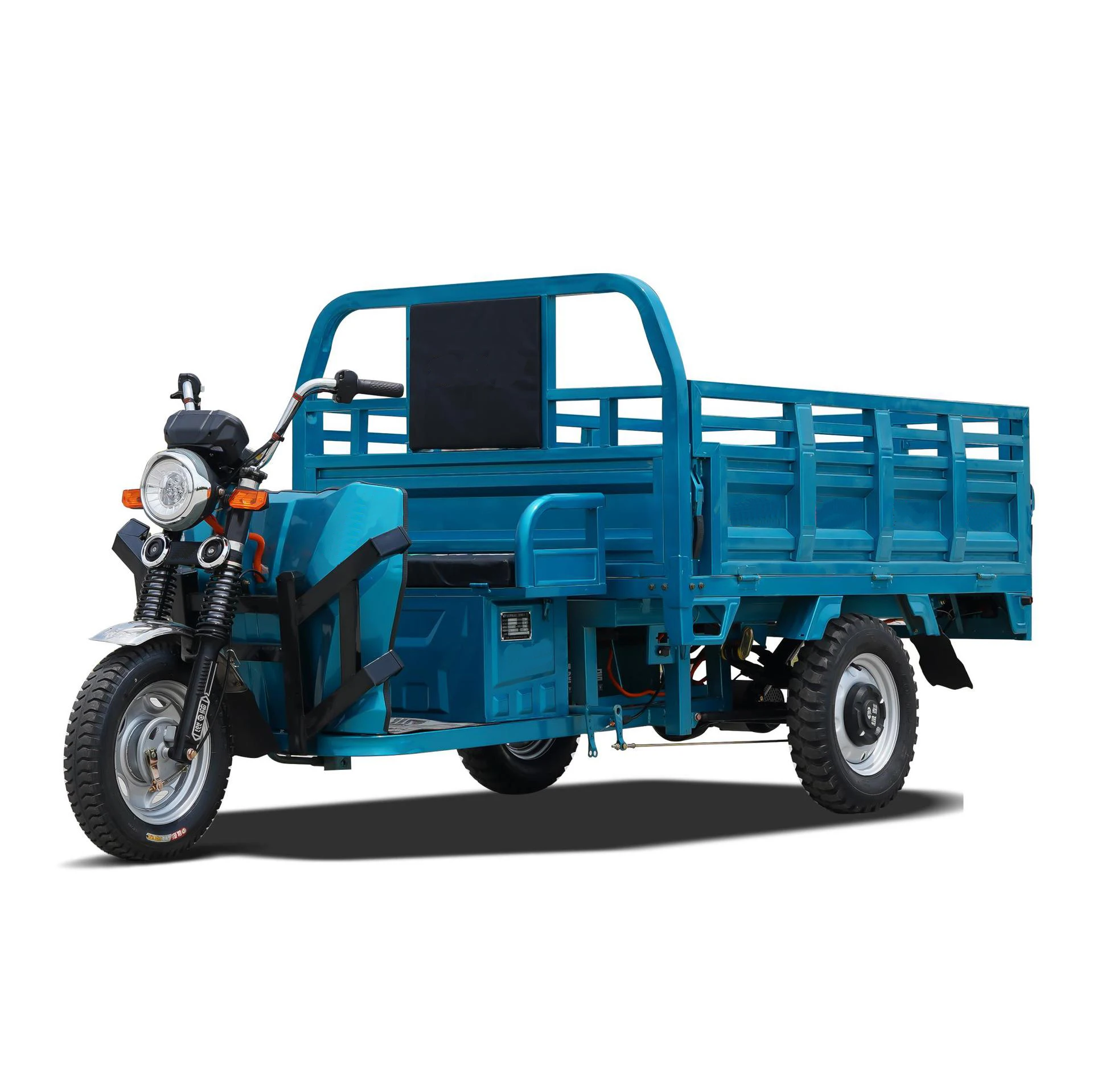 High Quality 48v 60v 72v 800w 1000w 1500w 2000w Steel off road high load open 3 wheel electric cargo tricycle for Adults
