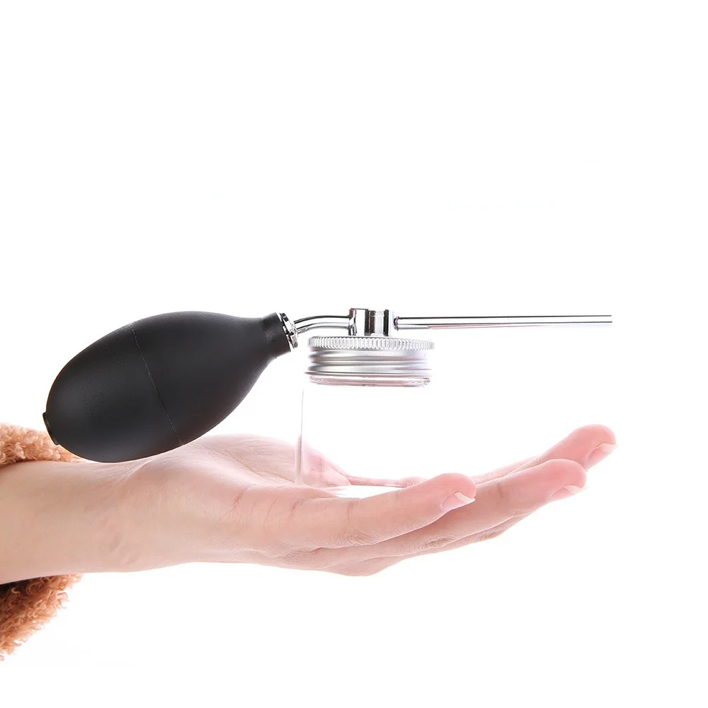 Refillable Talc Powder Blower Puffer Barbers Hairdressers Talcum Bottle Hair Salon Barber Powder Spray Bottle