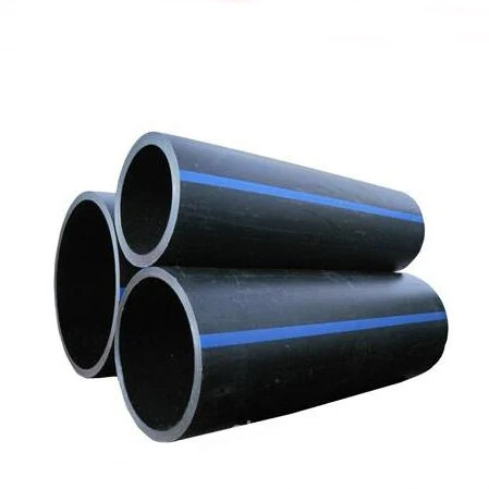 100% Сырье PE100 черная пластиковая трубка HDPE труба для транспортировки воды и газа для орошения сада