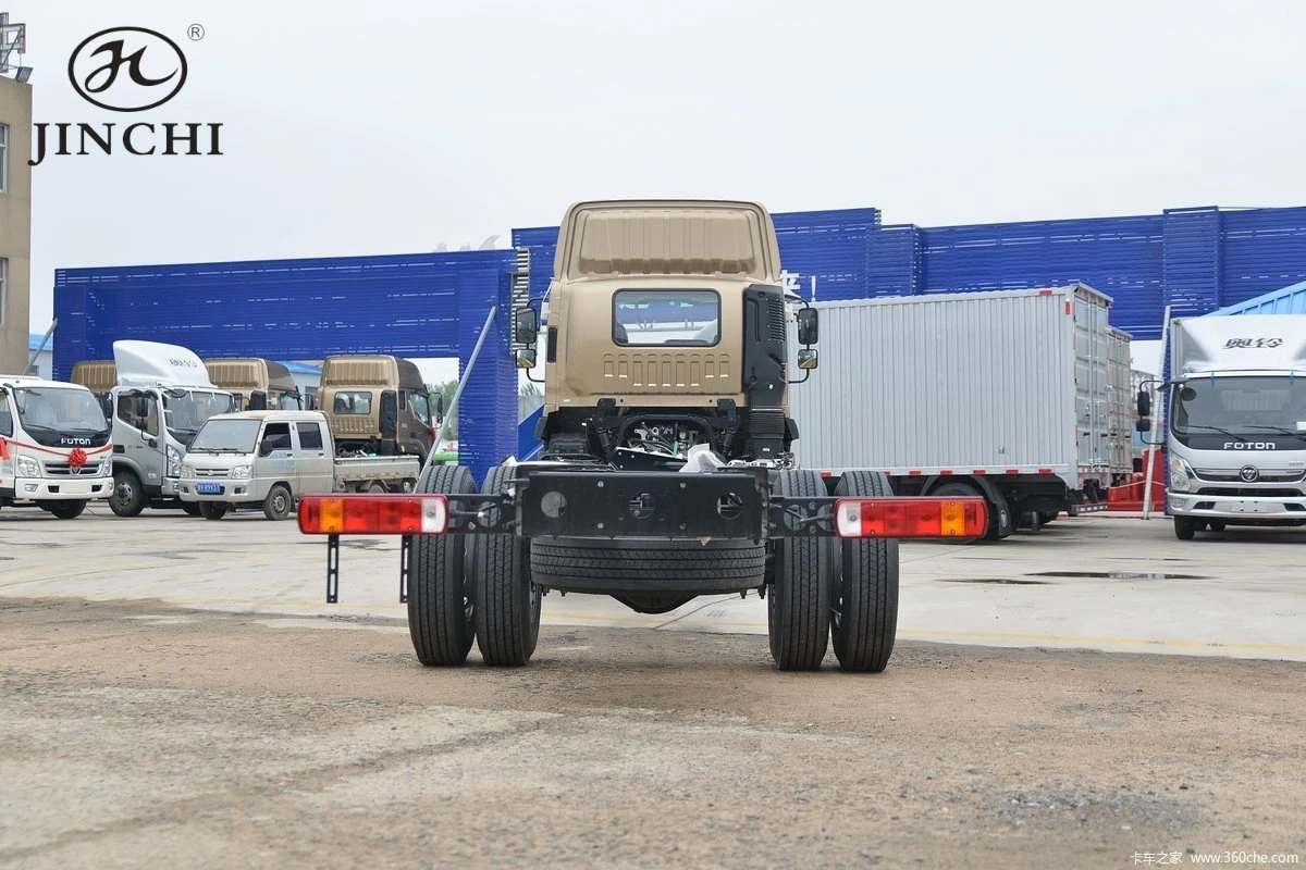 Foton OLLIN hornet chassis off road 4x2 truck chassis with 6.23L/4.5L displacement 6 cylinder Cummins engine delivery truck