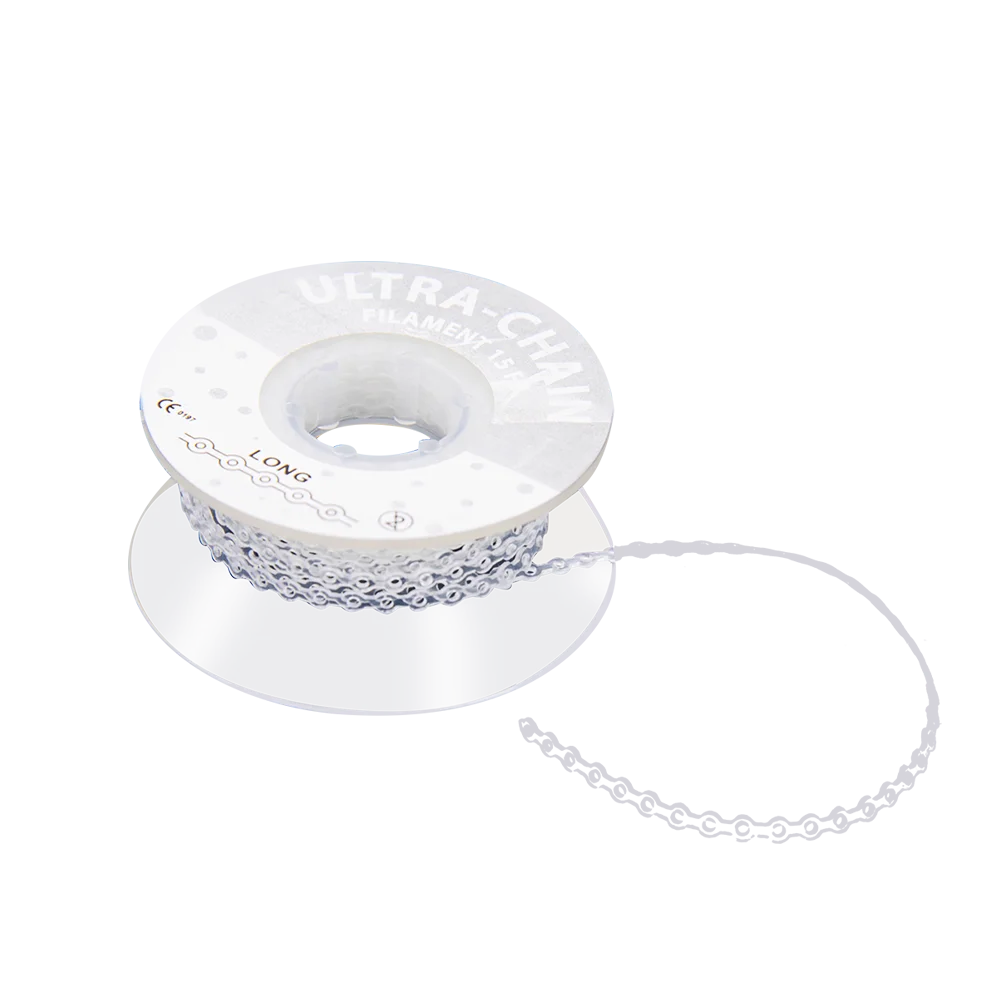 Hot Sales Dental Consumables Rubber Band Long Orthodontic Elastomeric Power Chain comfortable orthodontic elastic chain