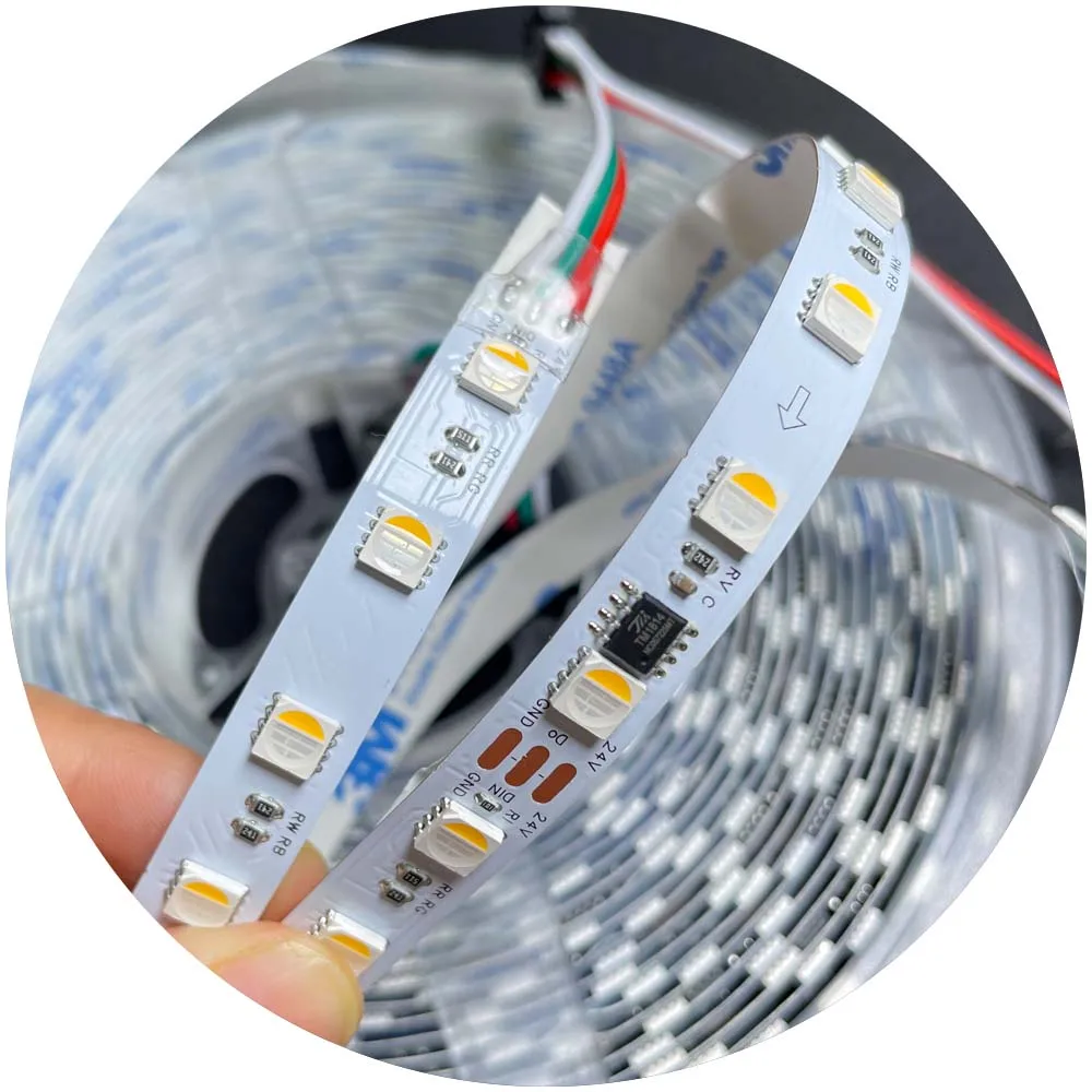 4 in 1 5 in 1 DC12V DC24V programming digital magic smd3535 smd3838 smd2835 5050 magic RGB RGBW RGBWW RGBCCT ic led strip