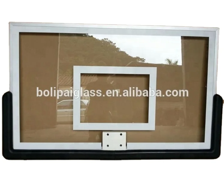 Hot Sale FIBA 10mm 12mm Outdoor Tempered Glass Basketball Backboard 1800*1050mm 72'x42' inch