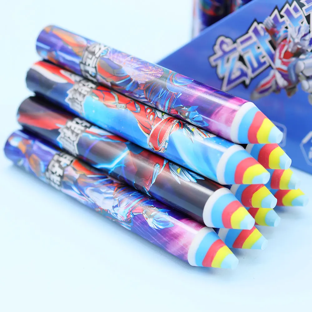Sinic Giant r pen shape eraser Anime Cartoon Hero Stationery Children Special Student School Supplies colored factory wholesale