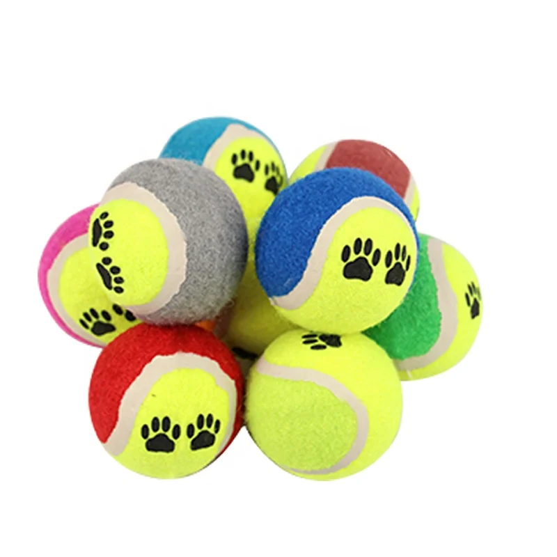 Teach And Bite Interactive Puzzle Dog Toy Footprints Pet Movement Toys Pet Tennis Toy Ball