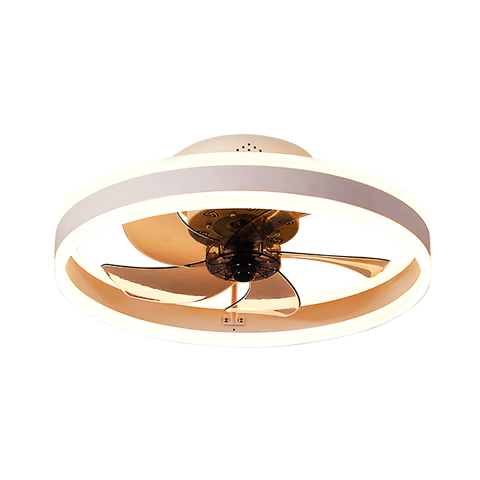 
Modern minimalist fan light bedroom dining room ceiling fan light integrated invisible ultra-thin led home 