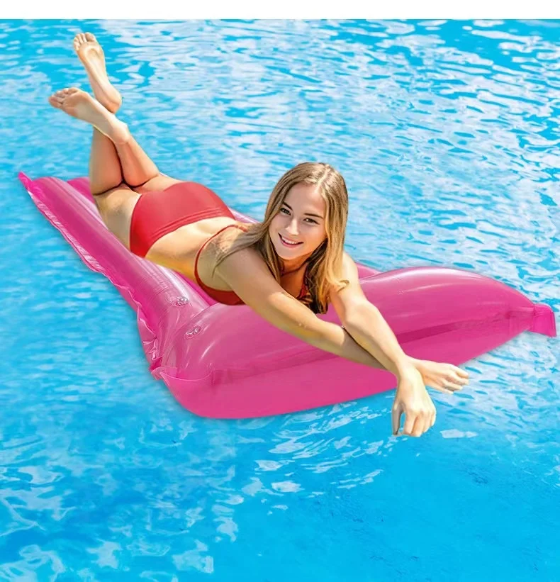 Customized swimming float Inflatable Pool Float Air Mattress Summer Beach Floating Bed Lounger