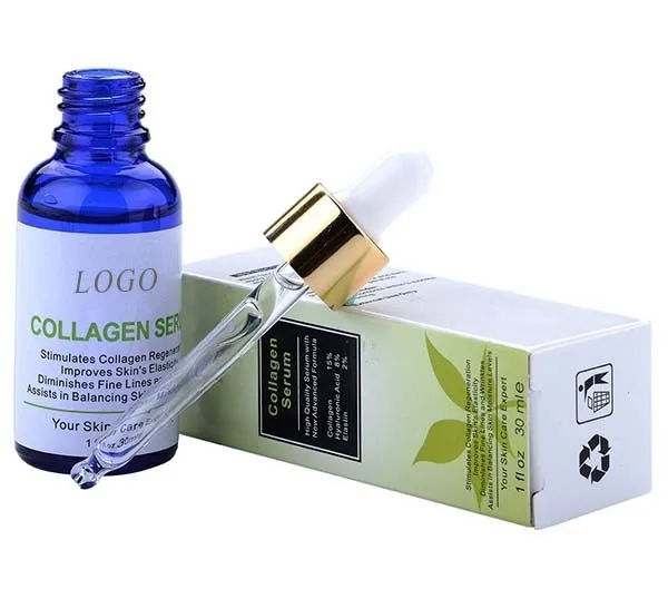Private Label сыворотка кожи коллаген Гиалуроновая кислота стимулирует регенерацию коллагена