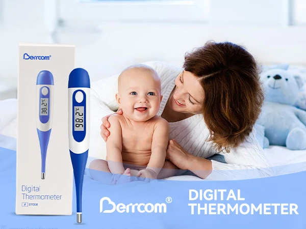 Normal Waterproof Oral Electronic Digital Thermometers 20s Detection