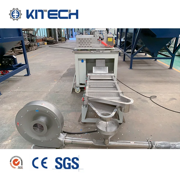 Kitech PE PET EPS PS HIPS Flakes Water Strand Pelletizing Cutting Machines