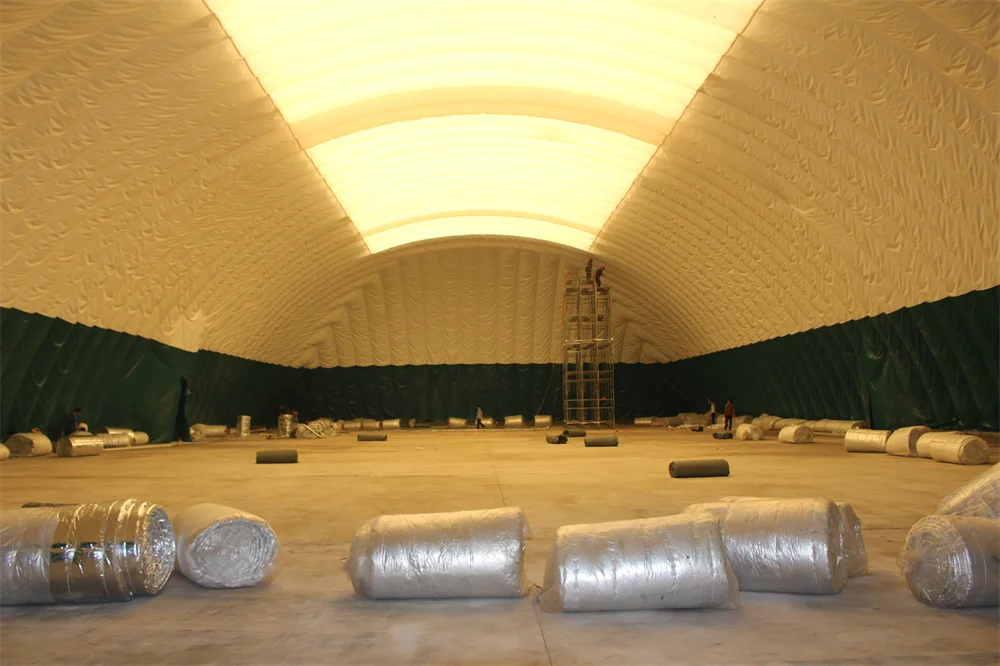 Basketball Court Environmental Protection Air Film Membrane Structure Building Dome Architecture