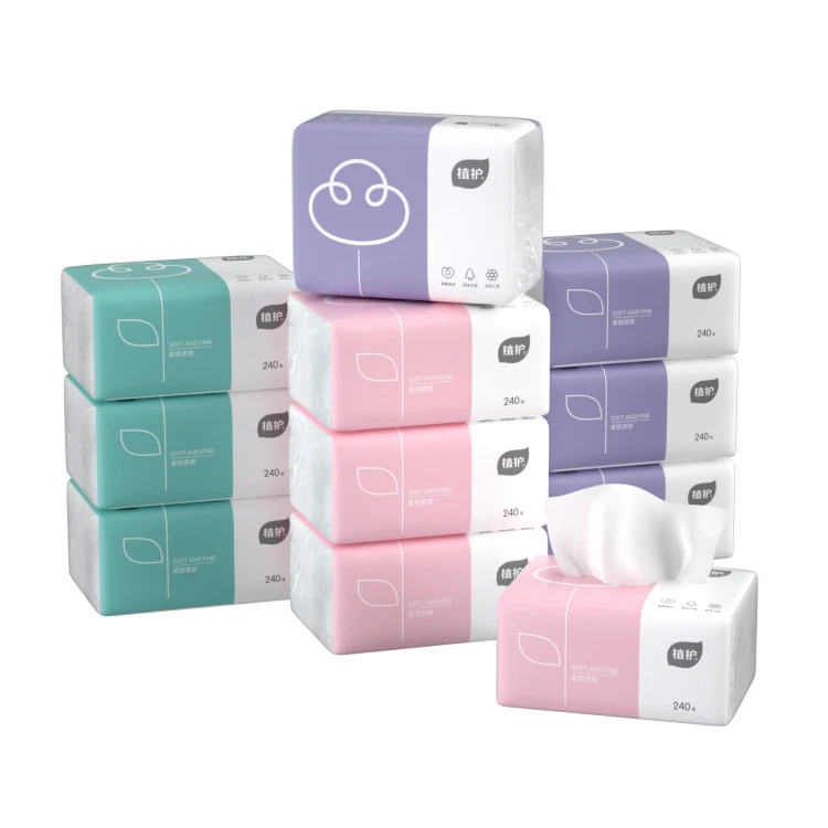 Factory Price Finely Processed Multifunctional Napkin Facial Box Packaging Tissue Paper