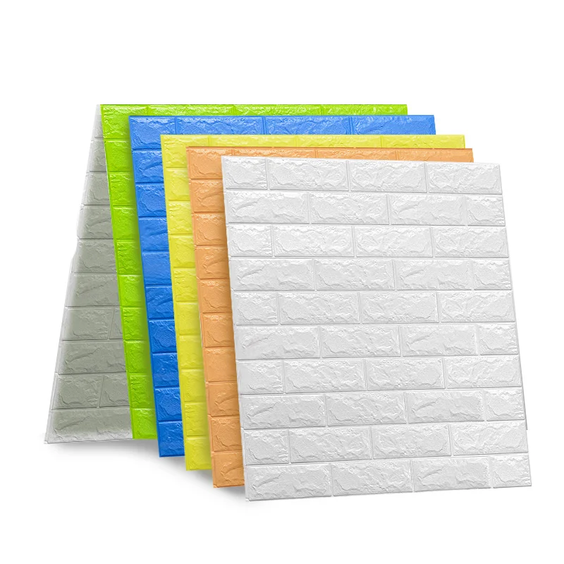 
self Stick Wallpaper Waterproof 3d Three-dimensional Wall Tile Lines Bedroom Decoration Sticker Dorm Room 