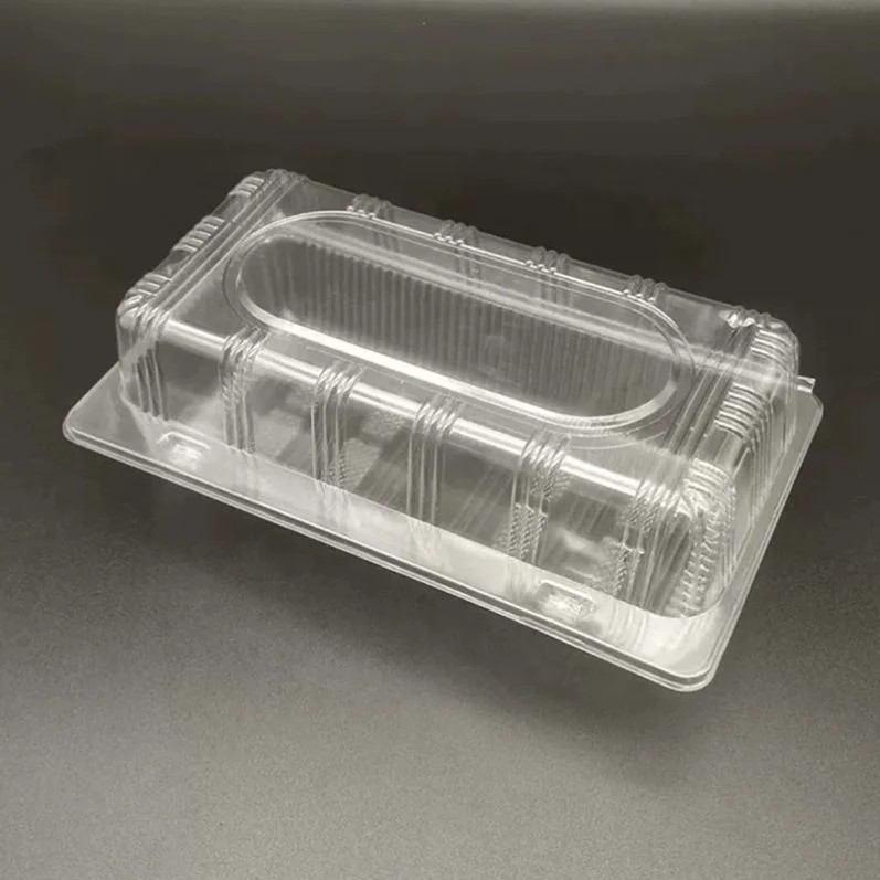Пищевые пластиковые контейнеры для фруктов с откидной крышкой