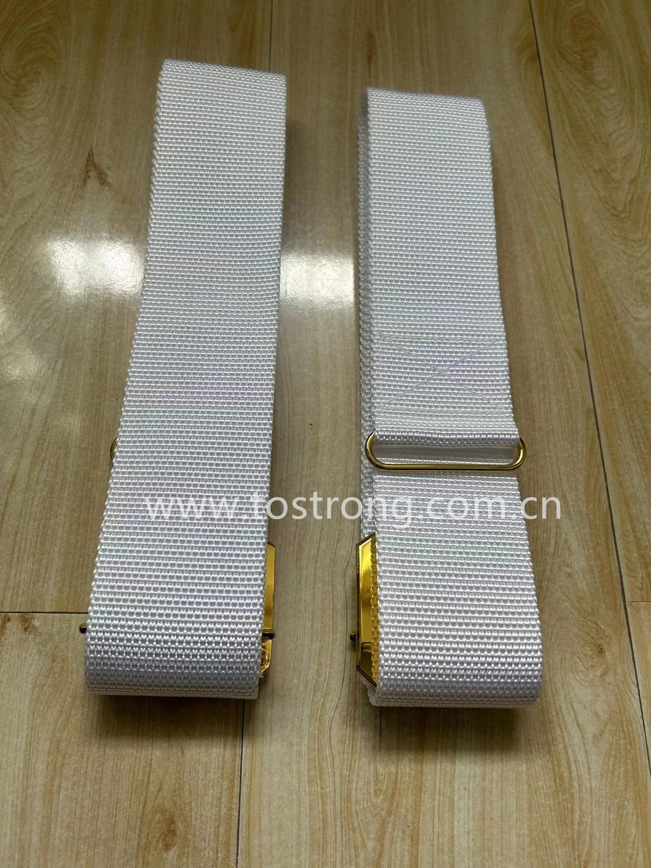 Wholesale custom belt buckle high quality fabric belts with metal buckle