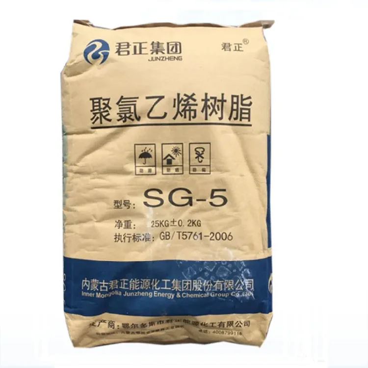 Порошок ПВХ смолы Junzheng SG3 SG4 SG5 SG7 SG8 p500 k67 k71