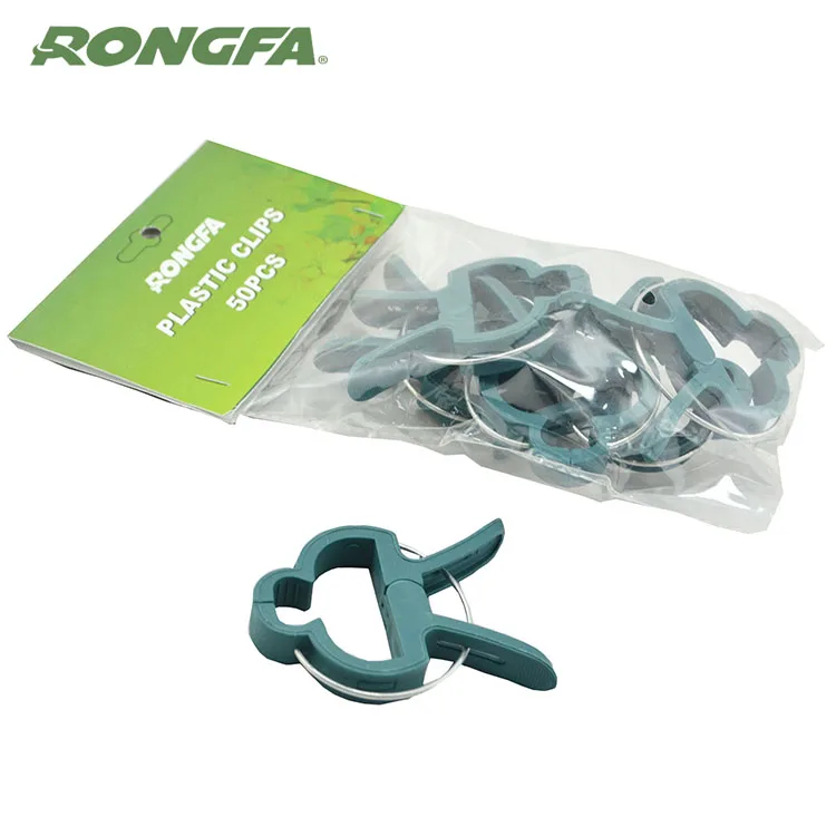 6.5 * 4.5 cm Green Garden grafting Clips flower and plant Fixture Clips Spring Garden Plant Support Clips