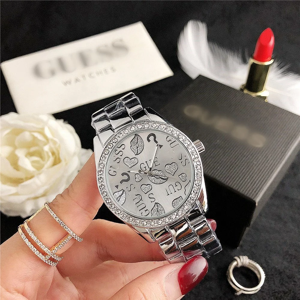 Famous Brand Designer Stainless Steel Vintage Waterproof Ladies Casual Watch Diamond Quartz Watches for Women Gift