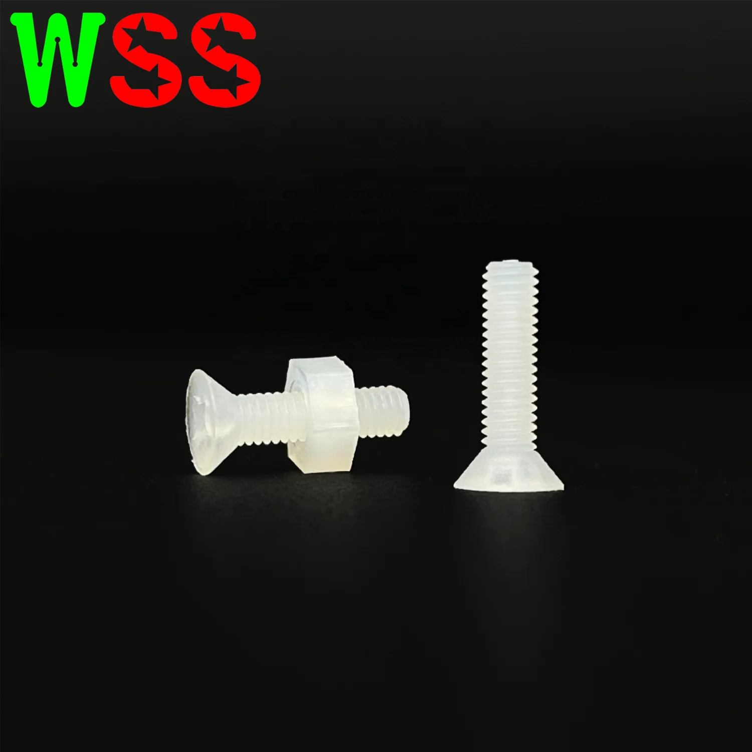 ODM Weichimei pcb support screw nylon screws plastic screw