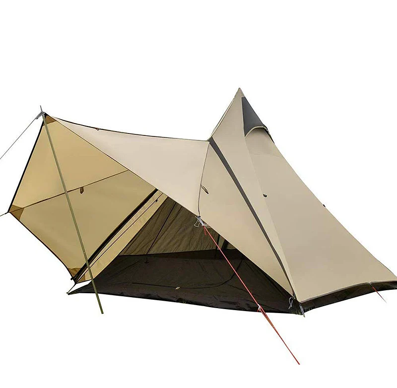 4 Person Family Tipi Teepee luxury Tent kids canvas tents camping outdoor waterproof