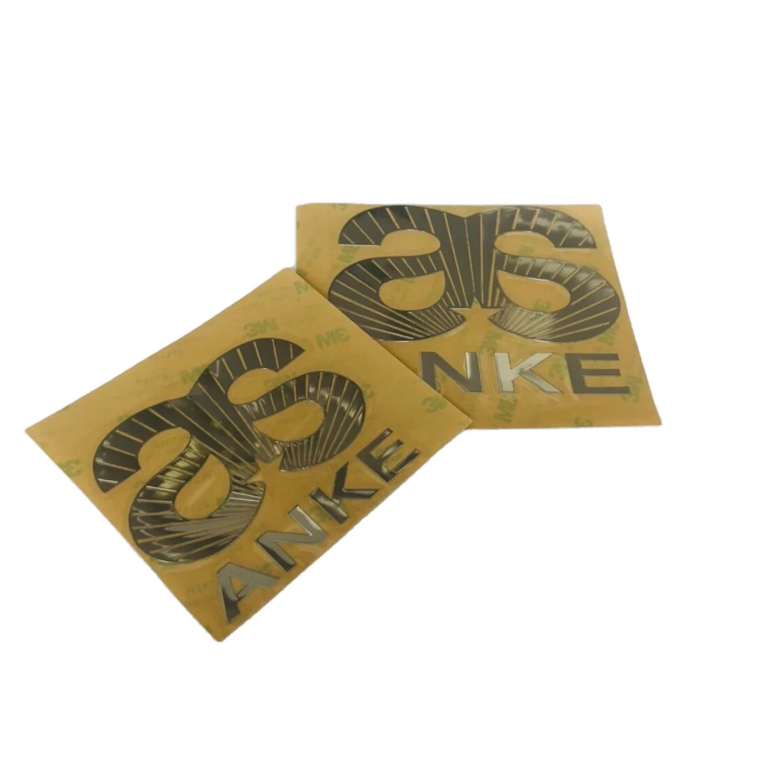 Logo Stickers Custom Aluminum Metal Waterproof Customized Adhesive Sticker Datang Size and Logo Are Customized . Accept CN;ZHE