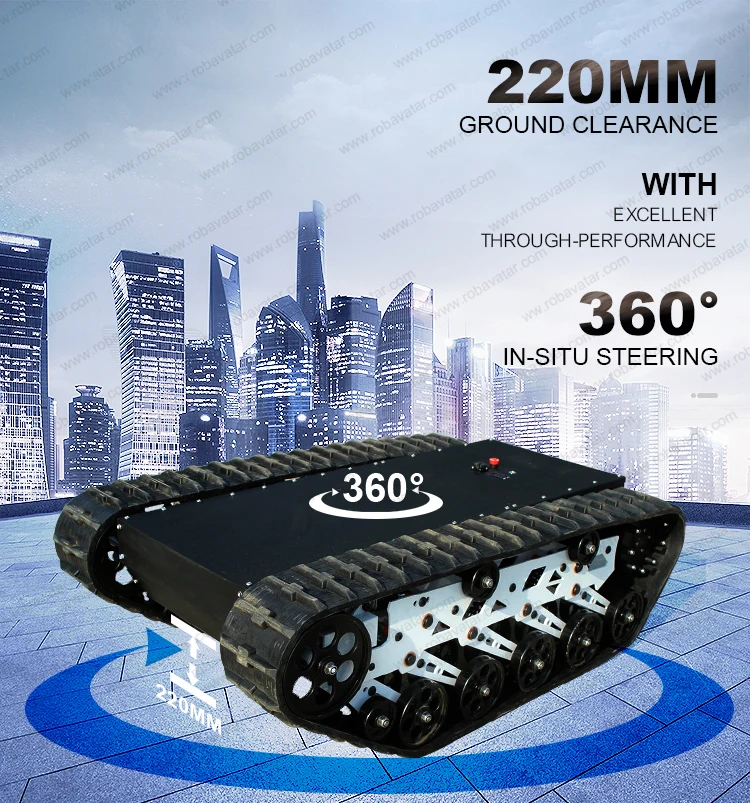 Rubber Tracked Chassis Platform 