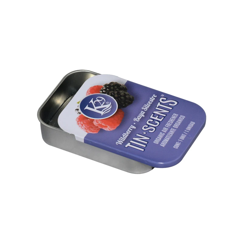 Guangzhou Factory Custom Storage Jars Metals Printed Candle Pill Mint Container Metal Packaging Chewing Gum Sliding Mint Tin