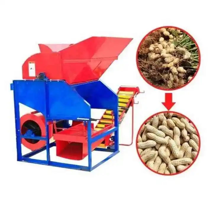 Small Dry And Wet Peanut Picking Machine Bagging Groundnut Pickers/Self-Propelled Peanut Combine Harvester