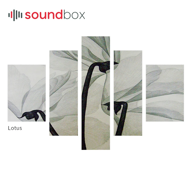 Soundbox Self Adhesive Odorless Healthy Wall Boards Sound Decorative Proof Acoustic Treatment Art Panels