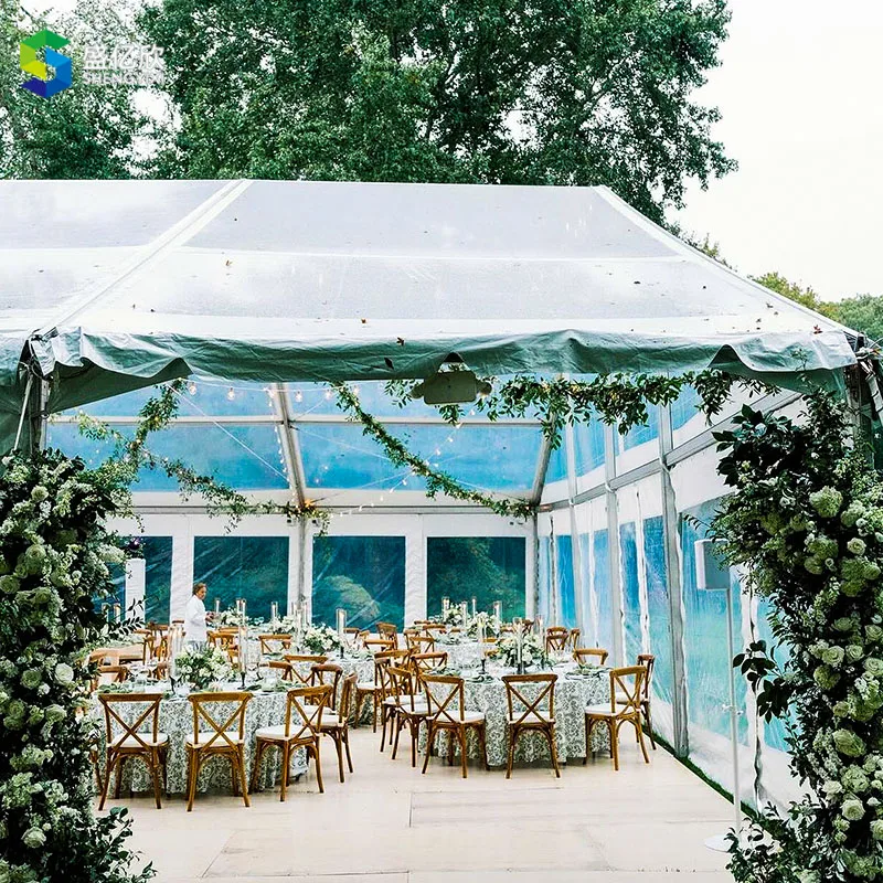 Luxury  Good-looking  Outdoor  Waterproof Transparent  Tents For Wedding Fashion Restaurant Events Party Clear Span Tent