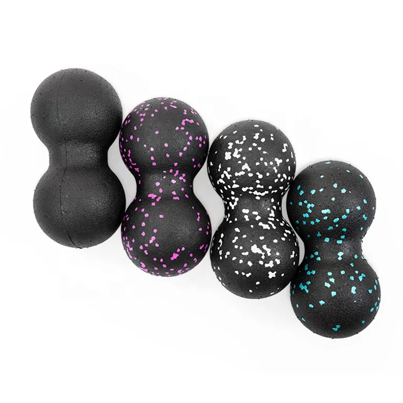 W1N Yoga Pilates Foam Roller Set Foot Body  Tissue Relax Massage Ball Anti-slip Eliminate Fatigue  Peanut Fascia Ball