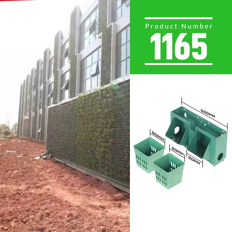 Planter Pot Plastic Flowerpot Green System Indoor Hanging Wall Garden Vertical