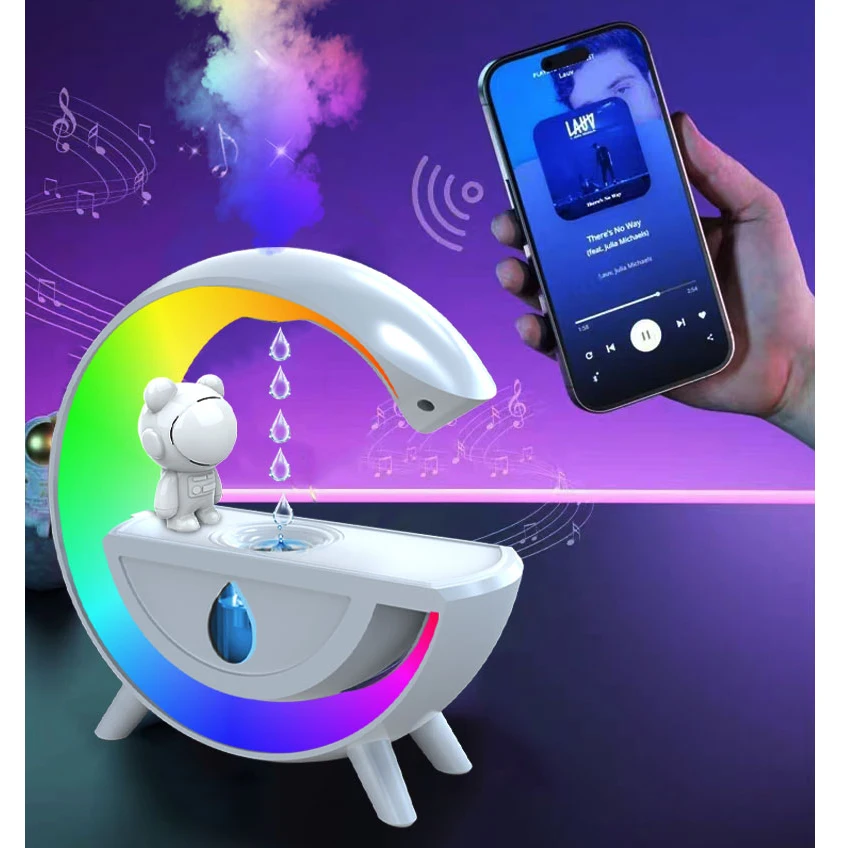 Anti Gravity Water Drop Humidifier 350ml Anti Gravity Air Humidifier Water Flows Back Visual Fountain Humidifier