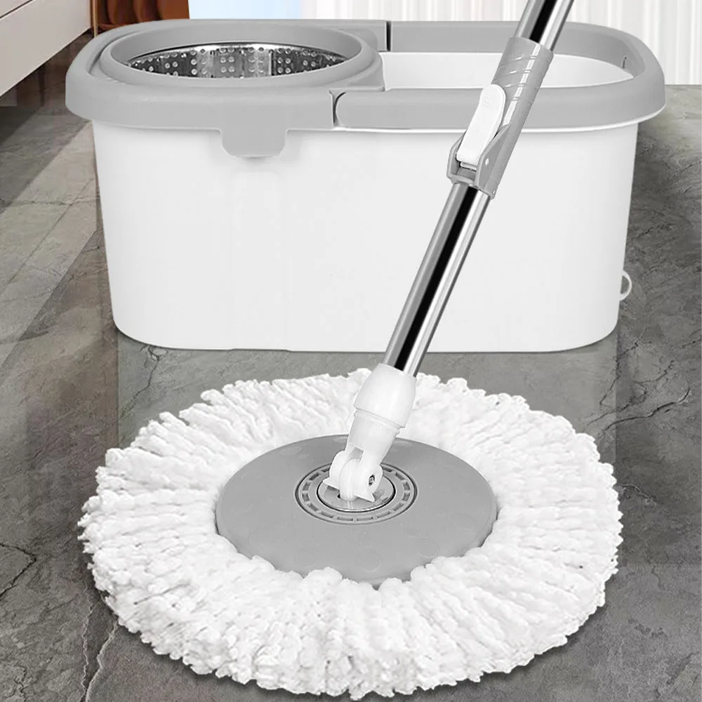 Top Sale Magic 360 Spin Cleaning Mop Set round Rotating Floor Mop with Handle Includes Dirty Water Depart Bucket