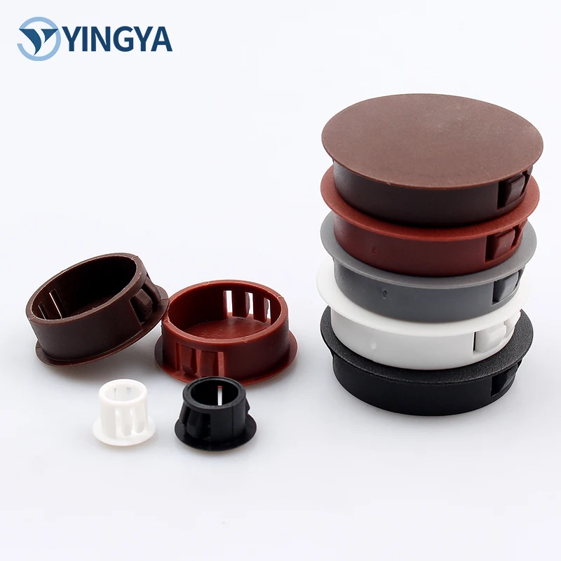 Anti-Theft round Buckle Plug Nylon Plastic Hole Cover for Door and Furniture Decorative Head Screw Cover