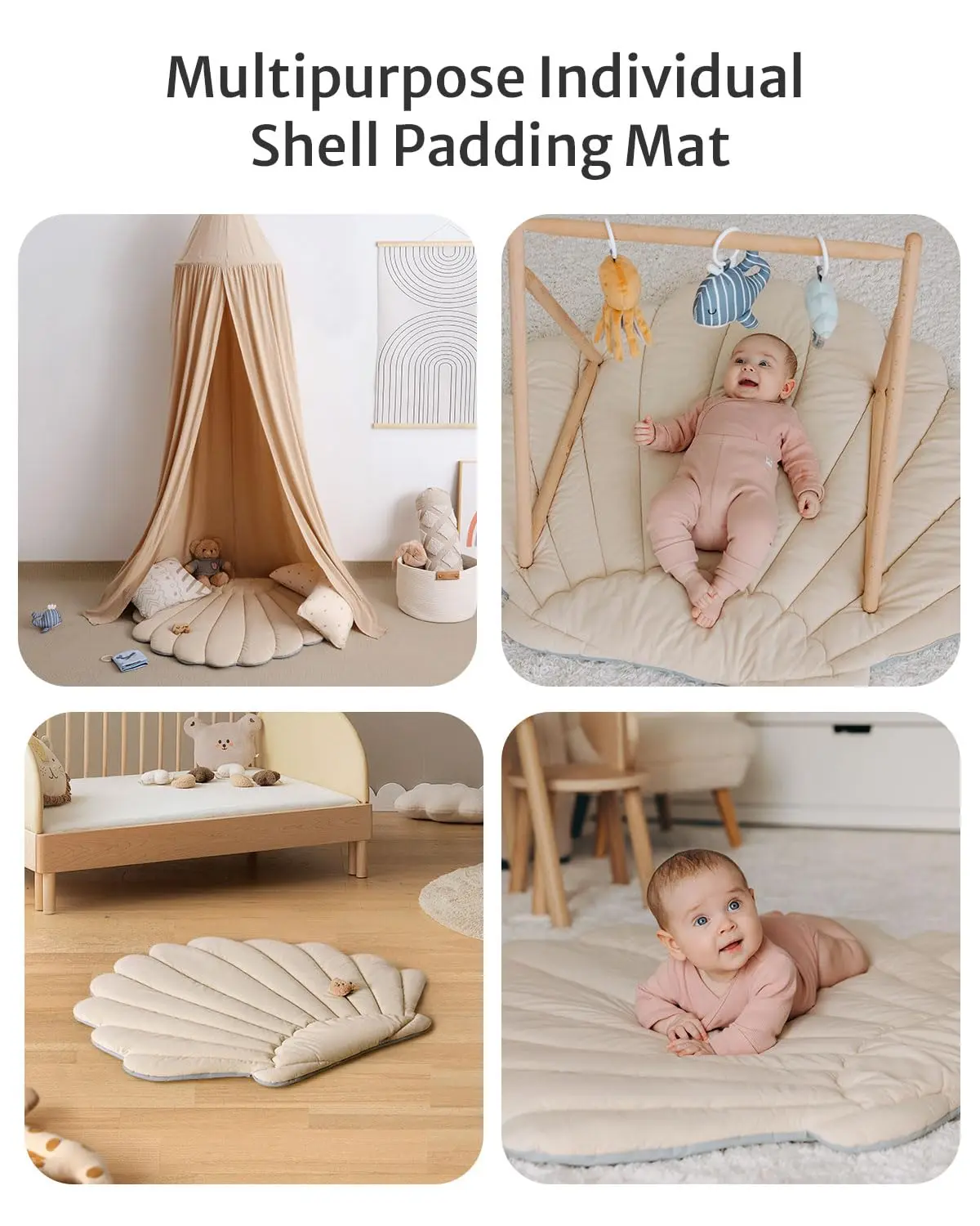 Sensorial Equipment Keep Kids Entertained Vibrant Colors Interactive Tactile Assorted Textured Sensory Tummy Time Mat for Adhd