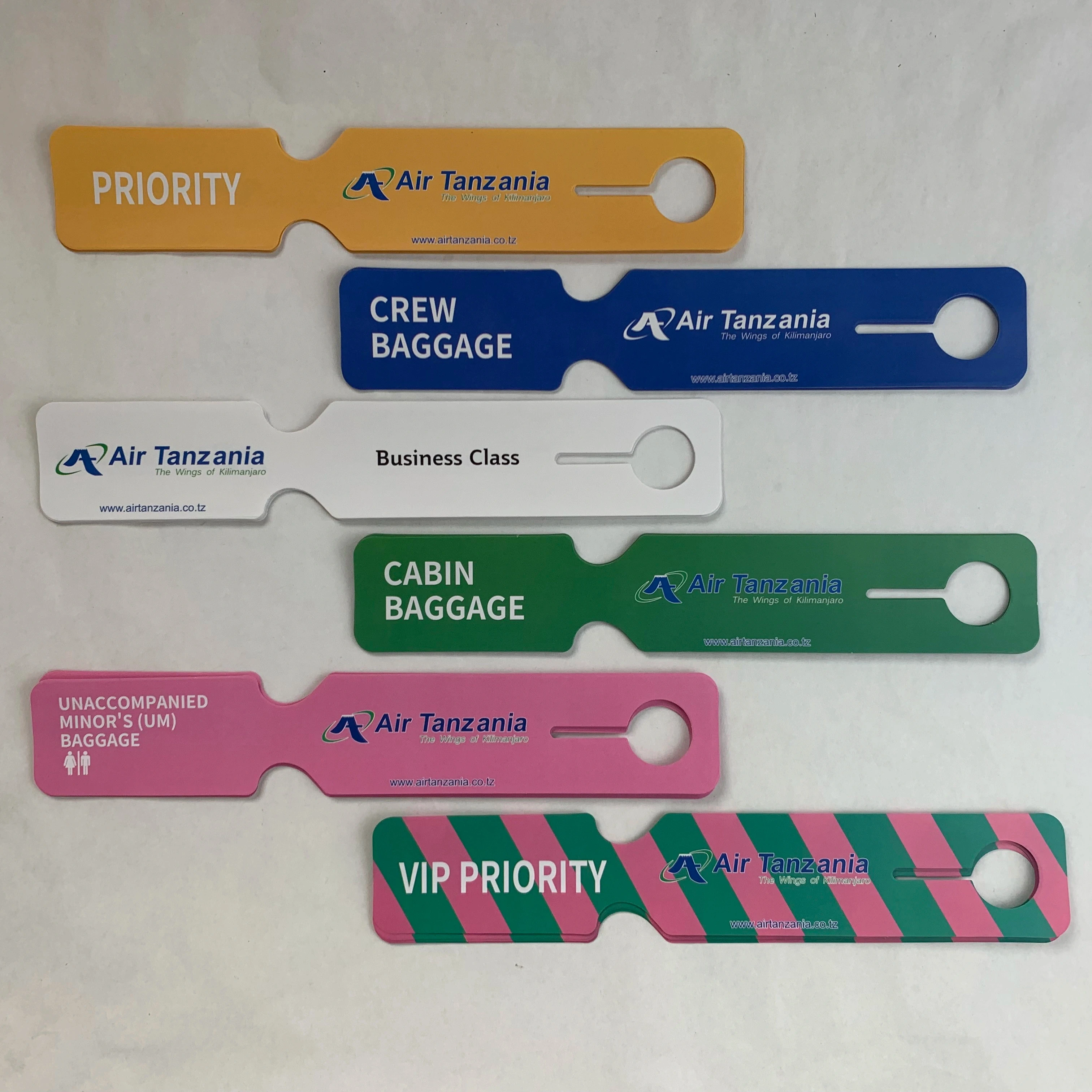 Recyclable OLANTAI custom cabin baggage pc tag ticket airline luggage tag