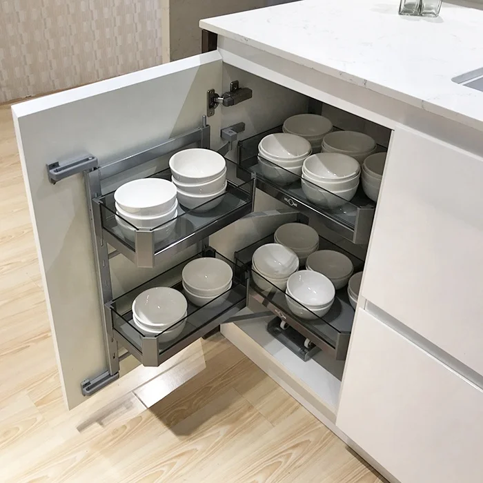 PA European custom vintage island design white shaker storage kitchen cabinets