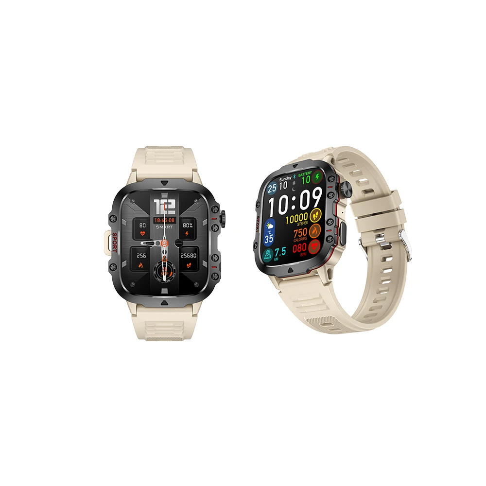 Durable Waterproof Smart Watch For Men Combining Smart Functionality with Modern Design for Versatile Wear