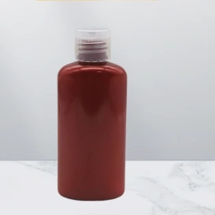 2025 Customizable Plastic Bottles with Flip Oval Flat Design for Sub-Bottled Gel Shampoo Perfume Lotion Cream Water Food Use
