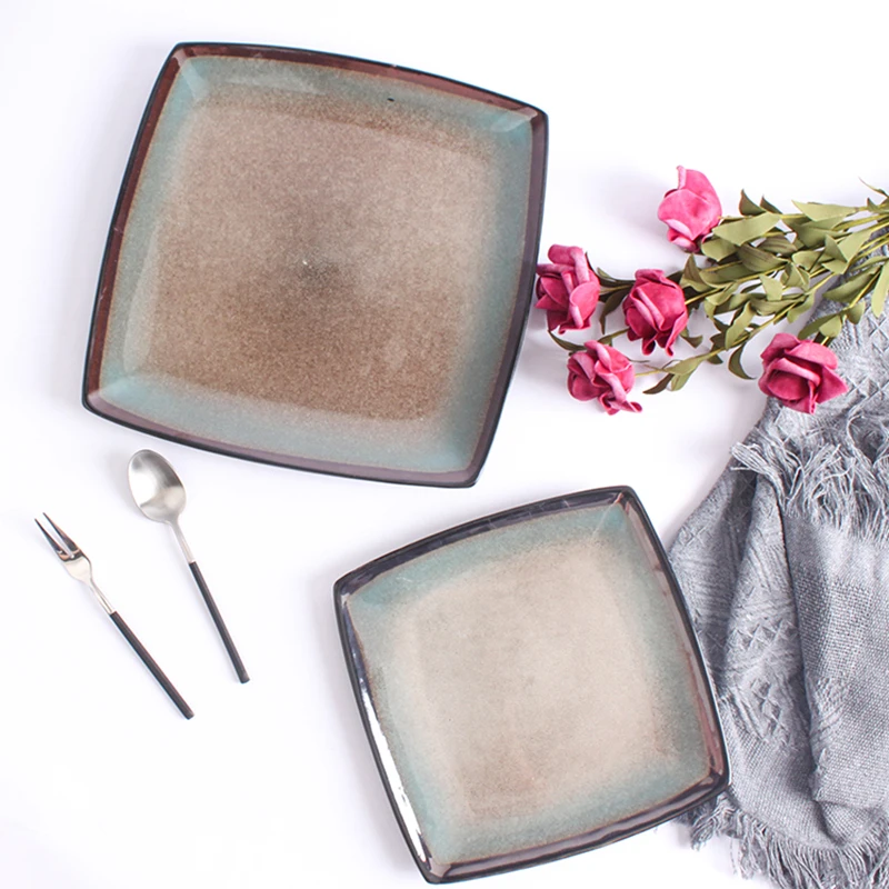 Modern Ceramic Popular Reaction Glaze Dinnerware Sets