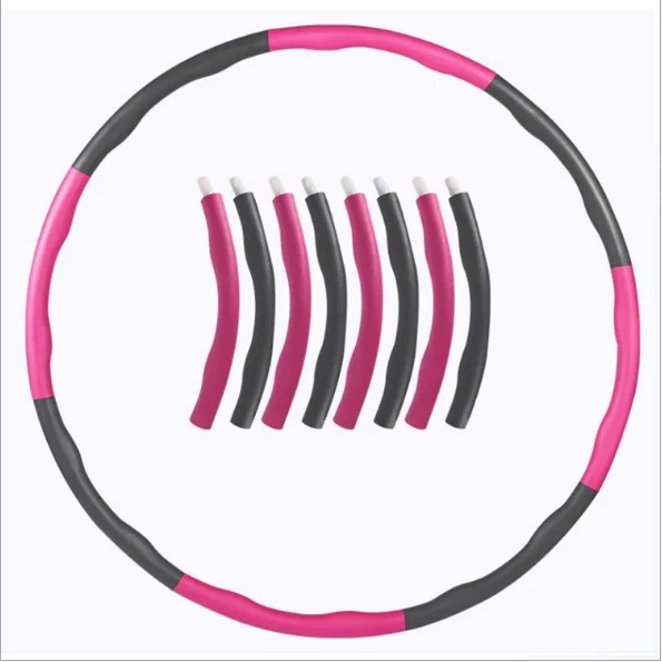Plastic hula hoops heavy sponge hula hoops removable