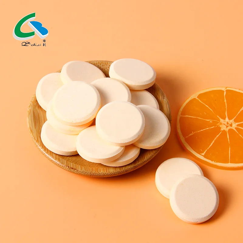 Factory Price Calcium 500mg Vitamin D3 400IU Effervescent Tablet Calcium + Vitamin D3 Tablets