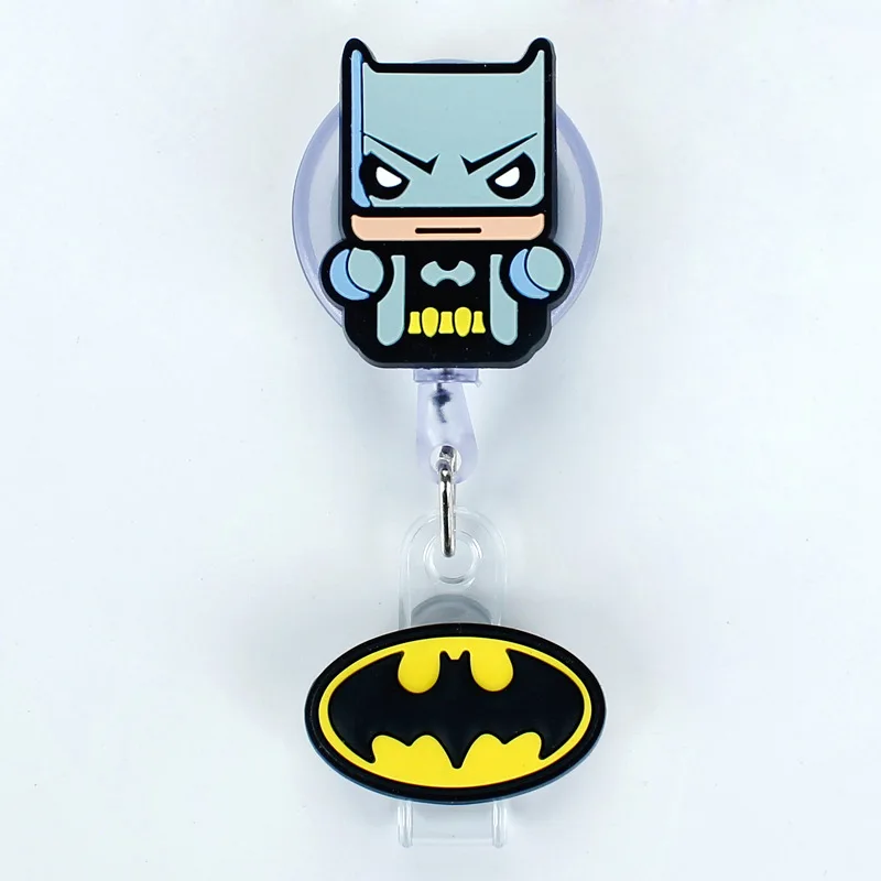 Blank Badge Reel Badge Reel Floral Colorful Retractable Plastic Badge Reel