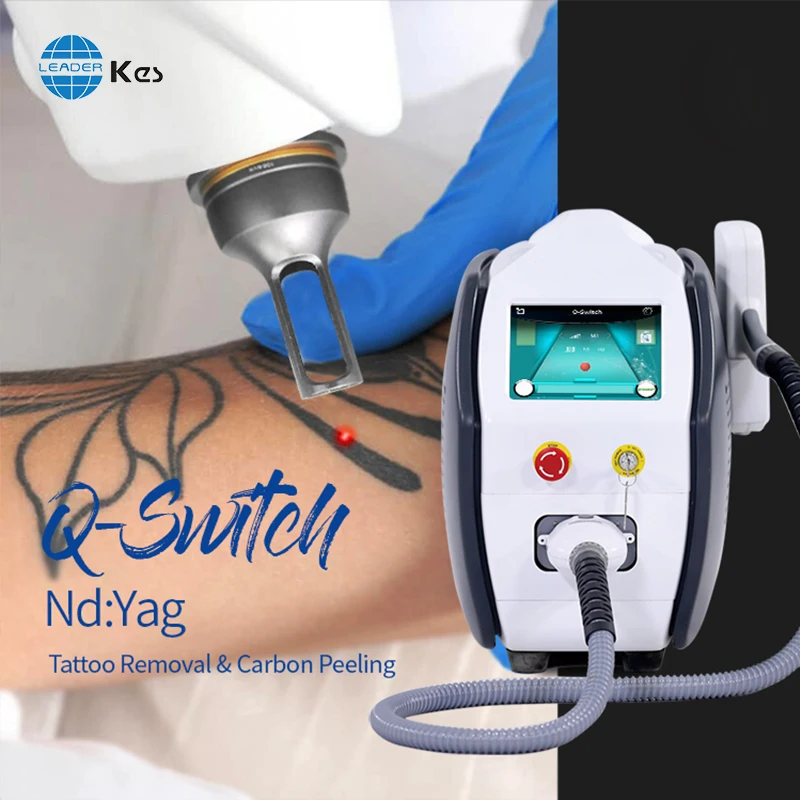 KES High Quality Q Switched Nd Yag Laser High Energy Nd Yag Tattoo Removal Laser Machine for Factory Price