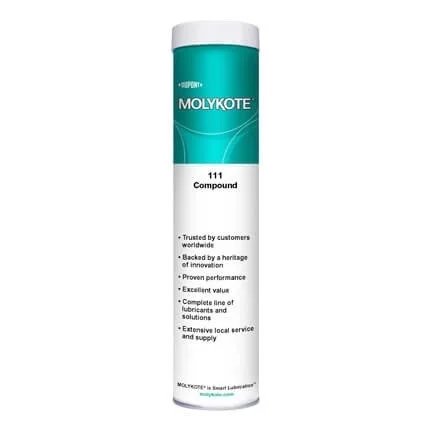 Molykote 111 Compound lubrication grease for control and pressure plug valves, water softener  and faucet valves