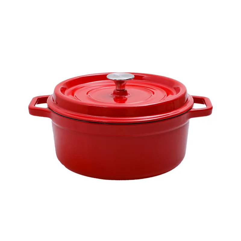 Casserole Nonstick enameled cast iron dutch oven Kitchen Cooking Pot Enamel cast iron pot 5 Quart Cast Iron Cooking Pot