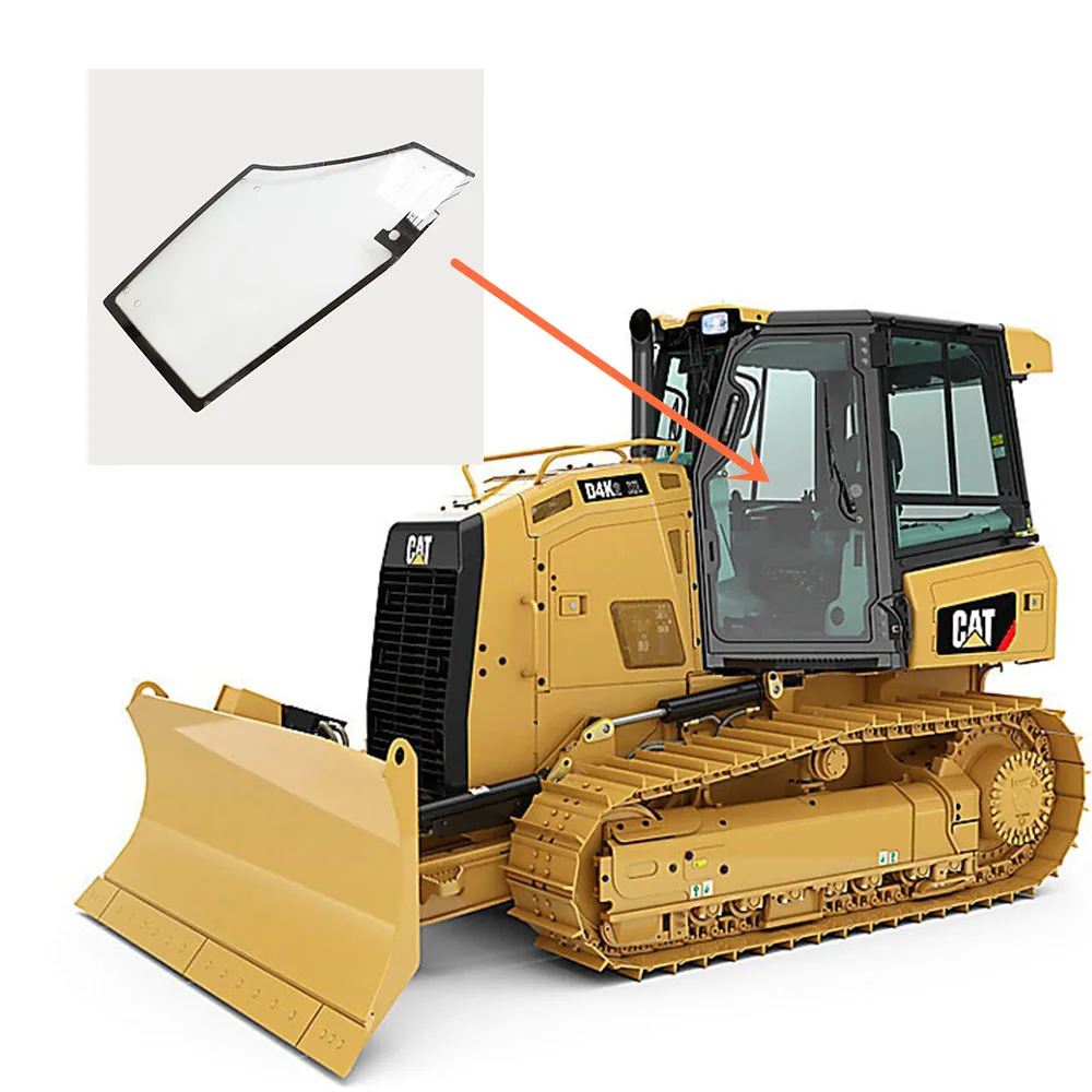 Truck crane parts cab window glass,crane cabin glass manufacturer