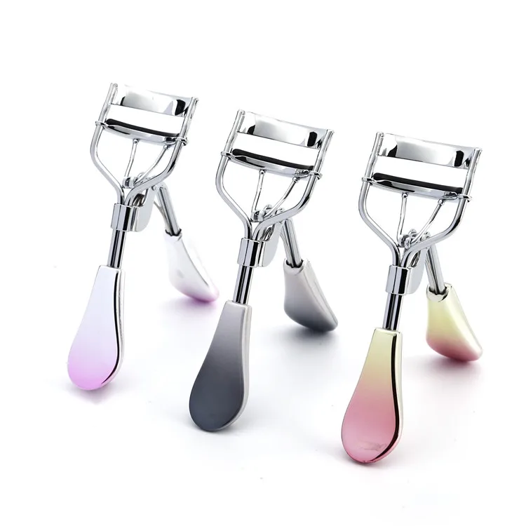 best selling product amazon Red nano plating stainless steel eyelash curler eyelash curler private label eyelash curler